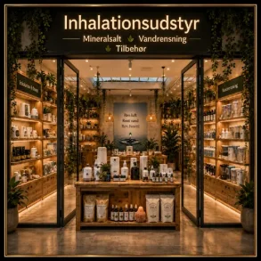 Inhalationsutrustning - mineralsalt - vattenrening - tillbeh&ouml;r