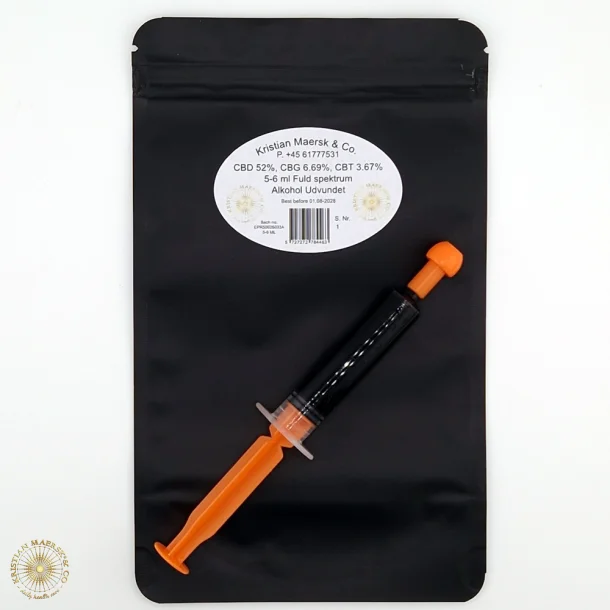 CBD 52% CBG 6.69% CBT 3,67% 5-6 ml. Kristians Original <THC 0,2%