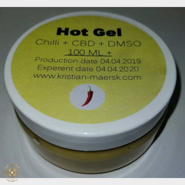 Hot gel Chilli, CBD, DMSO