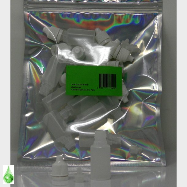 10 x 10 ml drops plastic container