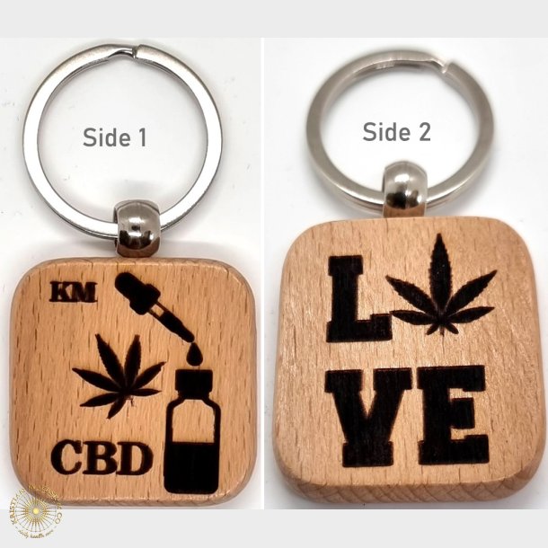 Firkantet tr Nglering LOVE KM CBD Olie