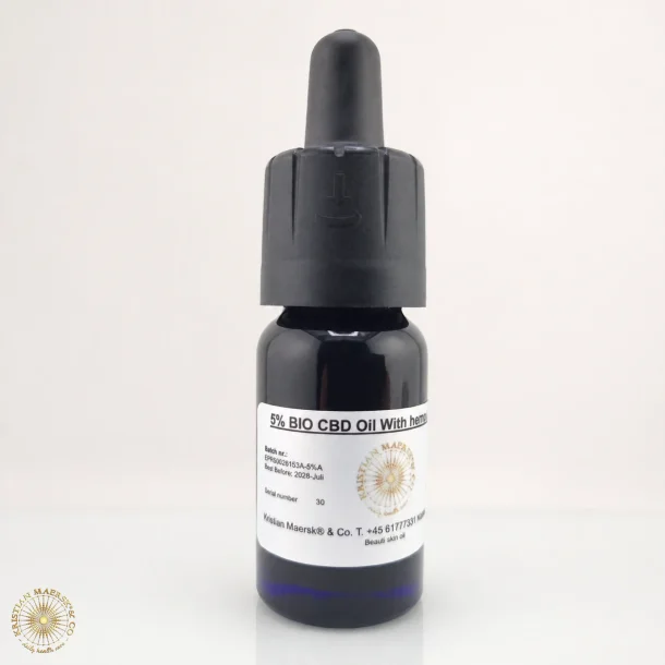 CBD Oil 5% 10 ml. Kristians Original THC 0,2 %