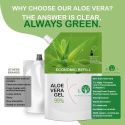 100 % ren aloe vera gel frn Spanien 500 ml