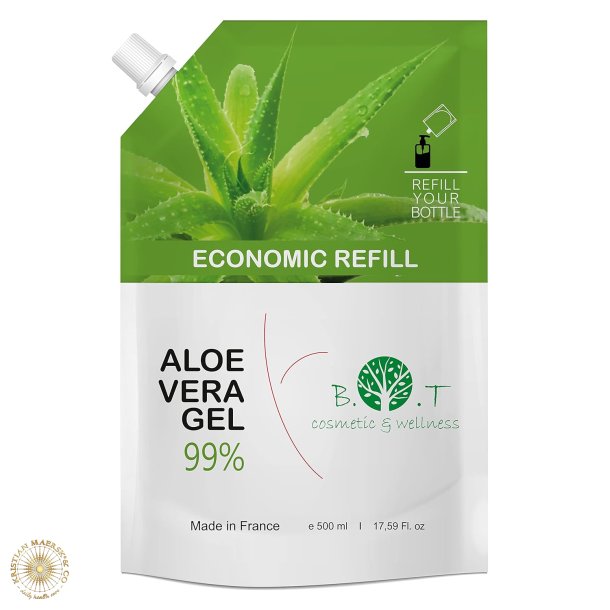 100% ren aloe vera gel fra Spanien 500 ml