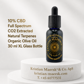 Bio CBD Olie 10% 30 ml med Terpener