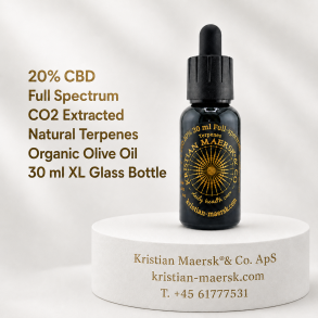Bio CBD Olie 20% 30 ml med Terpener