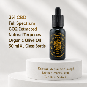 Bio CBD Olie 3% 30 ml med Terpener
