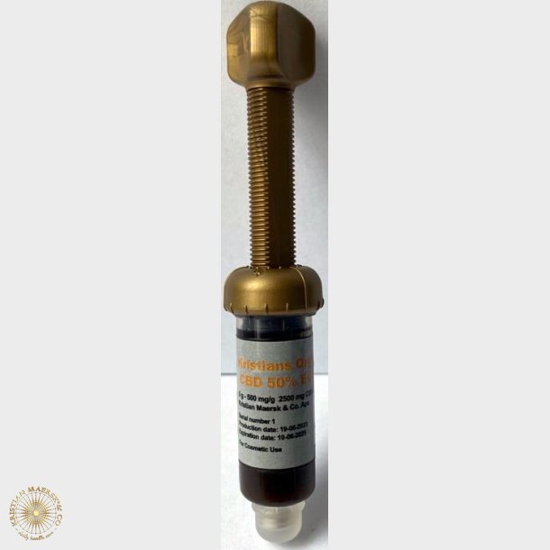 CBD Olie 50% 5 ml. Kristians Original THC 0,2%