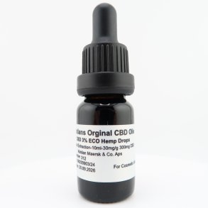 CBD Olie 3% 10 ml. Kristians Original THC 0,2%