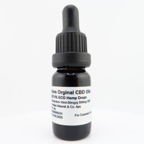 CBD Olie 5% 10 ml. Kristians Original THC 0,2%