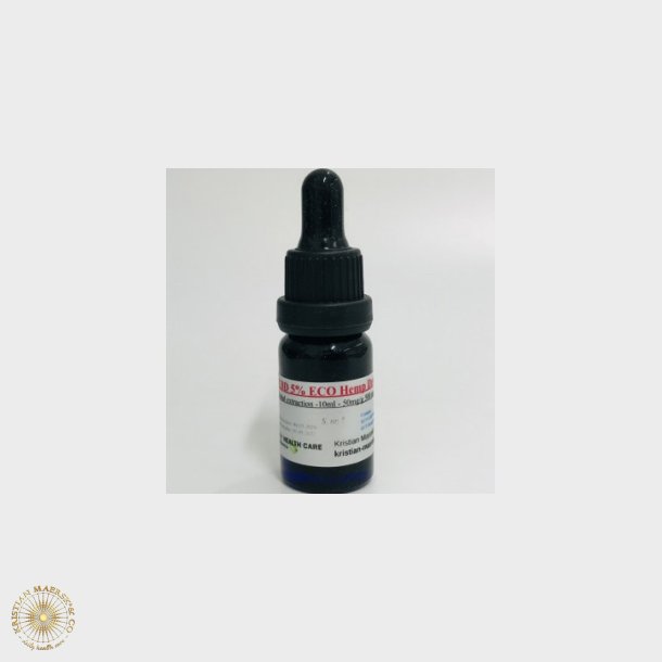 CBD 5% CO2 filtrerad olja rd gul frg 10 ml Harlev J