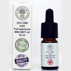 CBD-olja 33% 10 ml - Fullt spektrum CO2 extraherat 10 ml