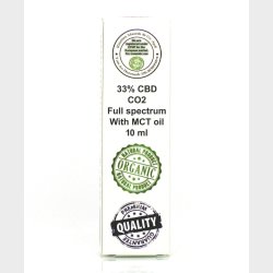 CBD-olja 33% 10 ml - Fullt spektrum CO2 extraherat 10 ml