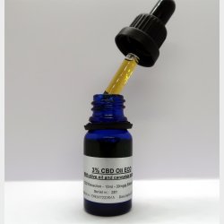CBD olie 3 % 10ml. Fuld spektrum CO2 udvundet 10 ml