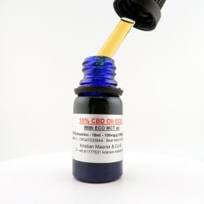 CBD olie 10% 10 ml - Fuld spektrum CO2 Udvundet 10 ml
