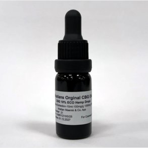 CBG Olie 10% 10 ml. Kristians Original < THC 0,2%