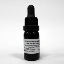 CBG Olie 30% 10 ml. Kristians Original < THC 0,2%