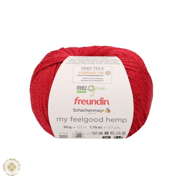 Kirsebr hamp garn 50 g.
