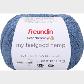 Denim hamp garn 50 g.