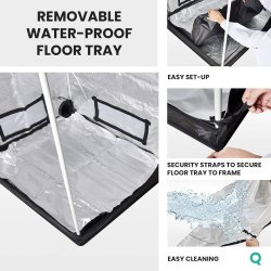 Grow Tent PRO DM - 120 x 120 x 220-250 cm