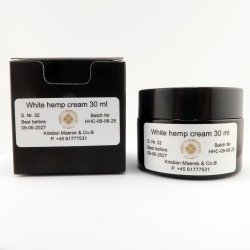 Vit hampkrm 30 ml