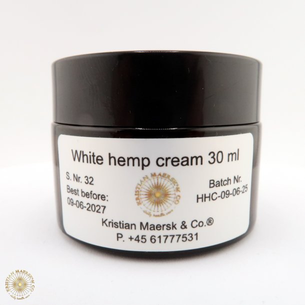 Hvid hamp creme 30 ml