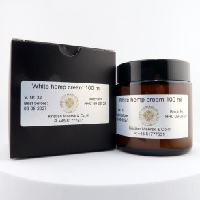 Hvid hampcreme 100 ml