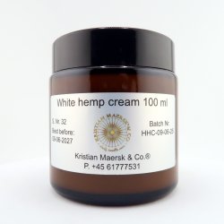 Vit hampkrm 100 ml