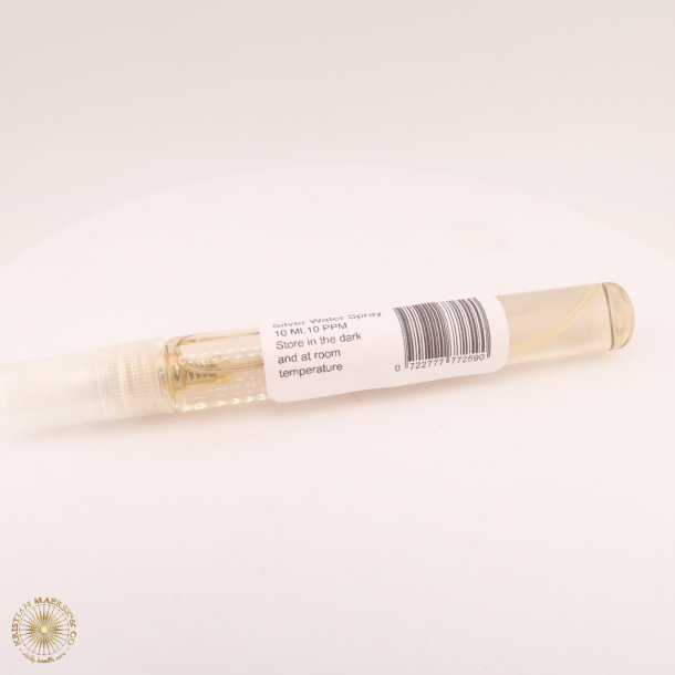 2 x 10 ml silvervattenspray i glasbehllare