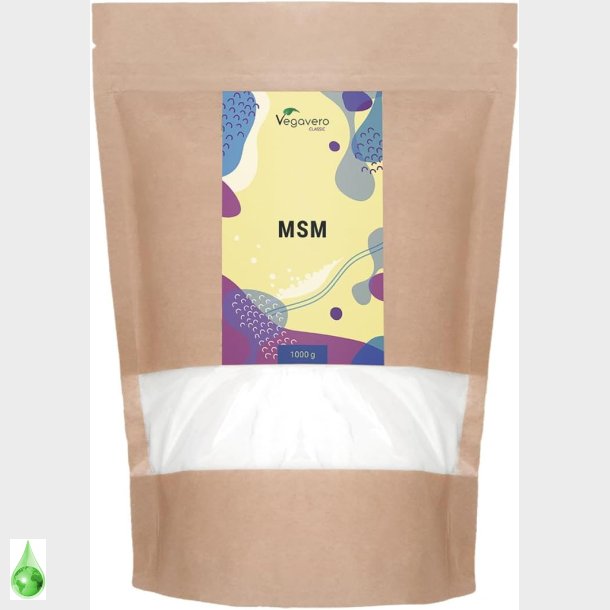 MSM-pulver 1000 g Vegavero | 99,9% ren