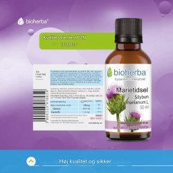 Mjlktistel tinktur, ENDAST 2 x 35 DROPS per daglig dos