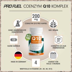 Q10 kapslar hg dos + vitamin B1, B2, B3 och B12