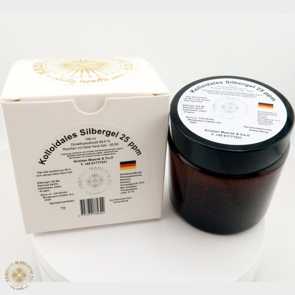 Colloidal Silver Gel 25 ppm 100 ml