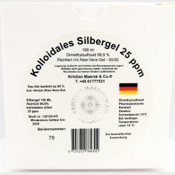 Colloidal Silver Gel 25 ppm 100 ml