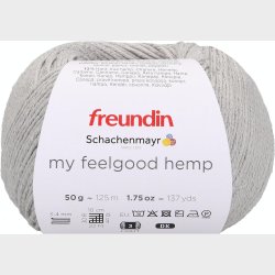 Silver hampa garn 50 g.