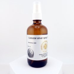 Silver water spray 100ml 50ppm glasflaske