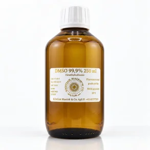 DMSO 99,9 % 250 ml �gte farmaceutisk kvalitet i apoteksflaske