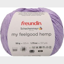 lavendel hampa garn 50 g.